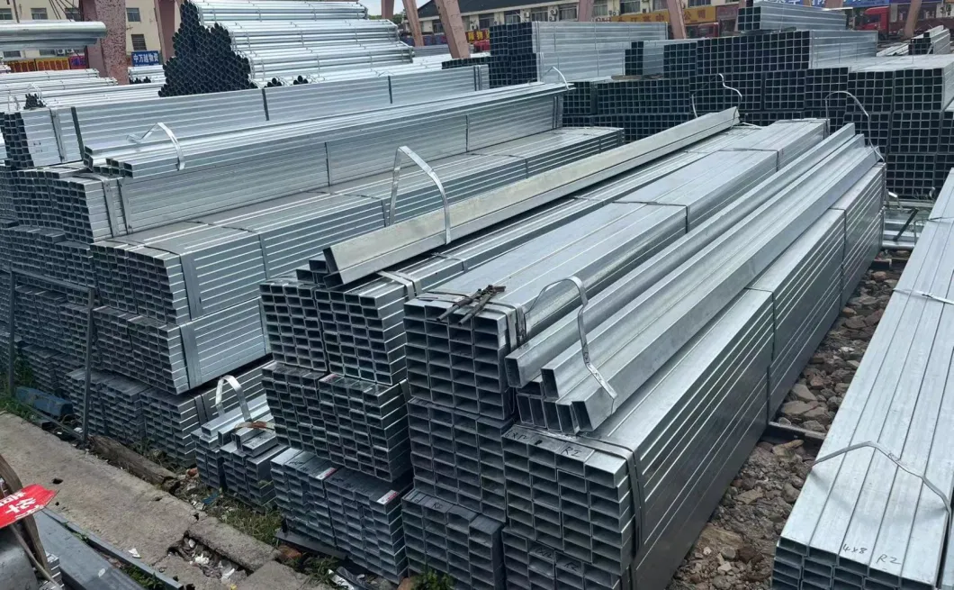 ASTM Hot Dipped Galvanized S275jr Galvanized Steel Pipe Rectangular Tube S235jr S235j2 Structural Pipe Welded Q235B Dx51d-Z275 Steel Tube